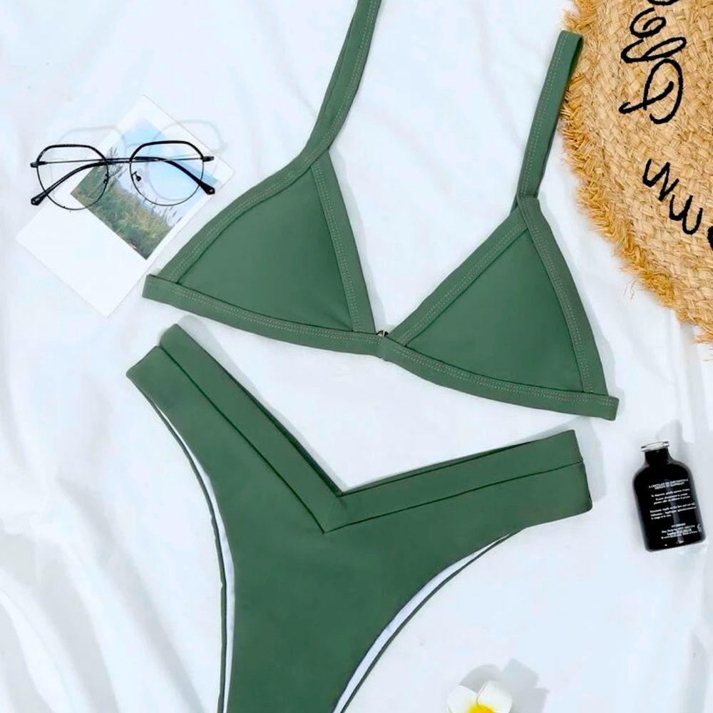 Olive 🫒 Green Bikini SHIEN